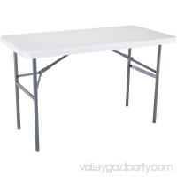 Lifetime 4-foot Folding Table, Light Commercial, White Granite   554589342